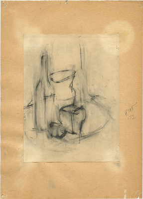 Казанская Мария Борисовна. Натюрморт с бутылкой 